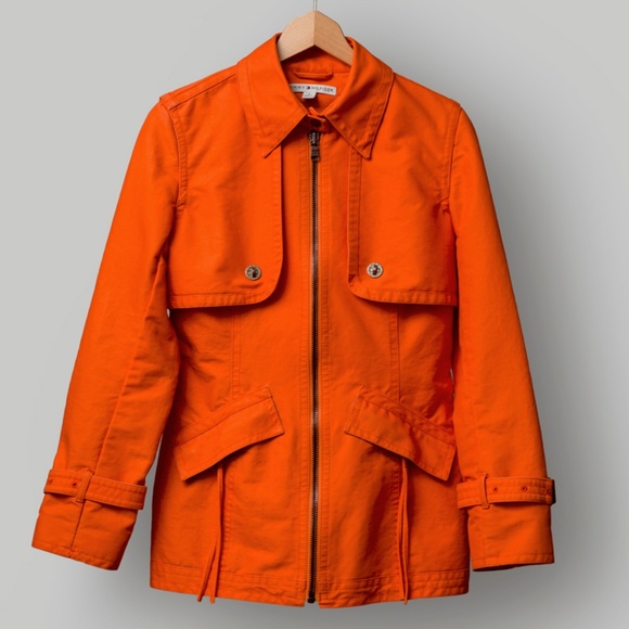 Tommy Hilfiger Jackets & Blazers - Tommy Hilfiger Raincoat in Orange